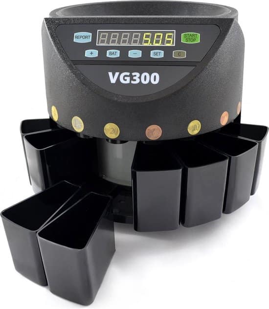 Geldtelmachine VG300 Muntsorteerder & Munttelmachine - Afbeelding 2