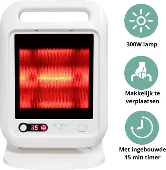 Infraroodlamp Warmtelamp voor Gewrichtspijn&Spierpijn Infrarood Lamp 300Watt