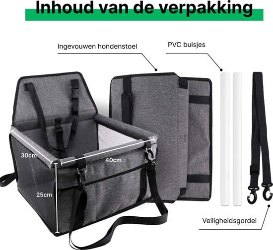 Autostoel Hond Premium All Season – By Cee Cee