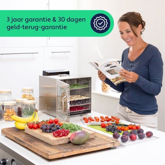 Wartmann 2206 DH Voedseldroger - RVS Dehydrator met 6 Laags