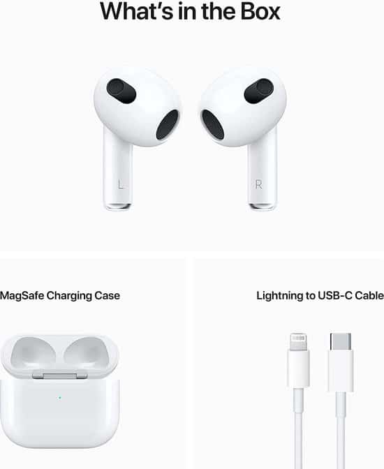 Apple AirPods 3 met Magsafe draadloze oplaadcase | | Oordopjes