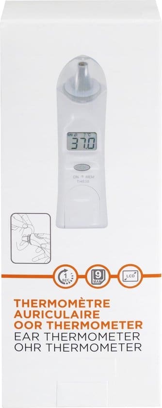 Cresta Care TH838S Infrarood oorthermometer | voor kinderen en volwassenen | snelle meting - Afbeelding 5