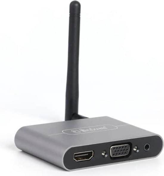 DrPhone WDR7 - Mirascreen - Draadloze HDMI/VGA TV Stick – Miracast/DLNA/Airplay 5G 4K WIFI Display Antenne Ontvanger- Dongle - Voor Android/iOS/...