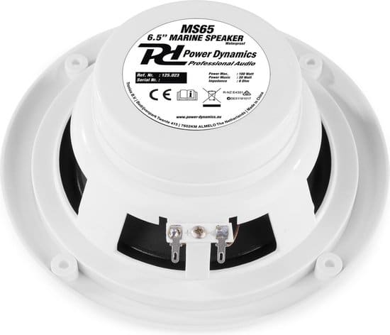 Marine speakers - Power Dynamics MS65 water- en weersbestendige 6.5'' speakerset - 100W - Afbeelding 5