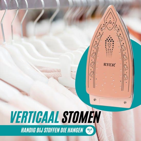 BEHOME Stoomstrijkijzer, continu bijvullen met keramische plaat BEHOME Stoomstrijkijzer, continu bijvullen met keramische plaat