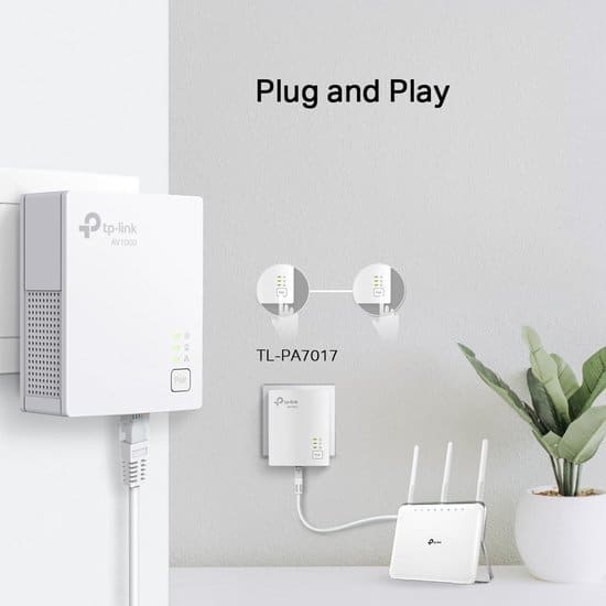 TP-Link TL-PA7017 KIT - Powerline Zonder Wifi - 2 stuks - Afbeelding 6