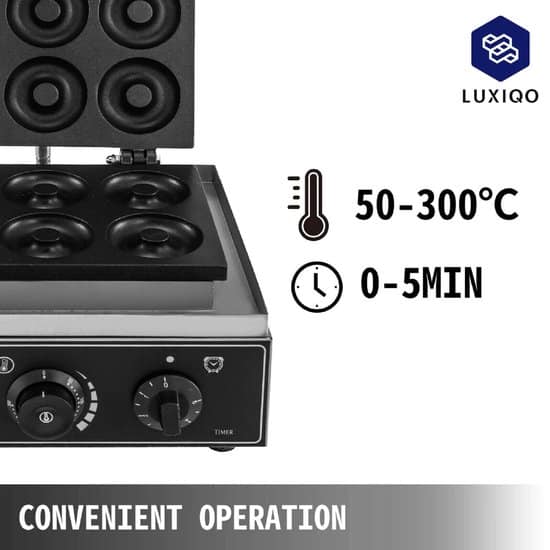 Vevor™ Donutmaker - Donut - Donutmachine - Donut Maker - Donut Bakvorm - Automatisch - Afbeelding 2