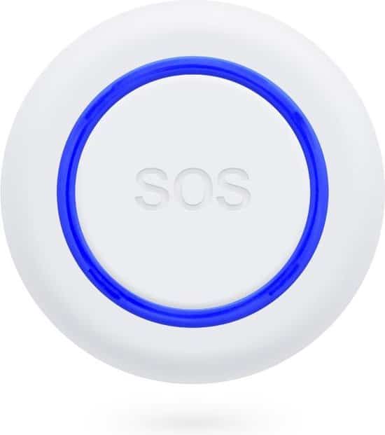 Vosoi - Persoonlijk alarm met SOS paniekknop - Melding naar mobiele telefoon - WiFi - Inclusief bevestigingsmateriaal en draagkoord - Persoonlijke... - Afbeelding 2
