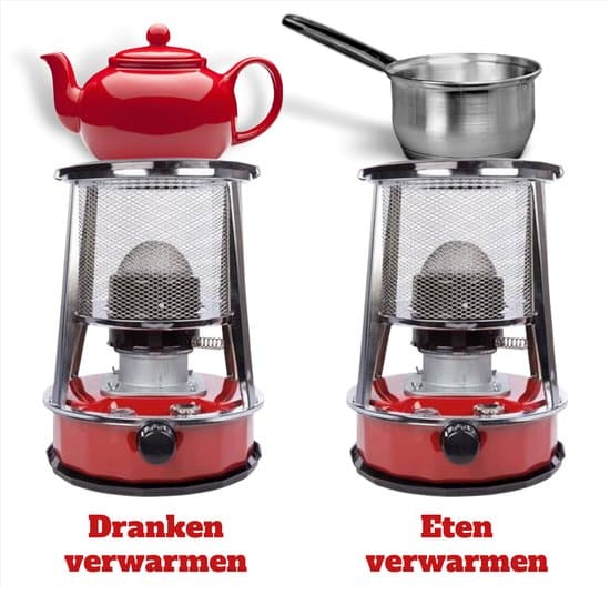 ZAAK. 2600 Watt petroleumkachel - 4.6 liter - max 18 m3 - rood - Afbeelding 6