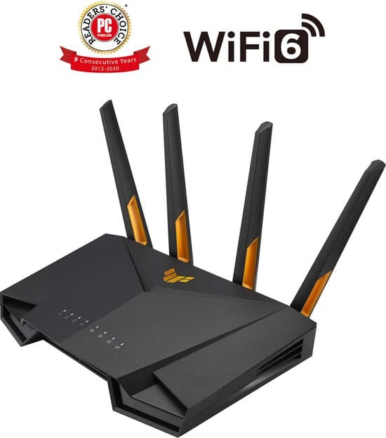 ASUS TUF-AX3000 - Draadloze Router - 3000 Mbps - Zwart - Afbeelding 5