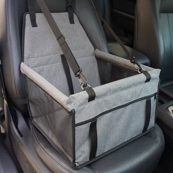 Autostoel Hond Waterdicht - Hondenmand Auto Stevig - Hondenstoel Auto – 44cm x 41cm - Antraciet