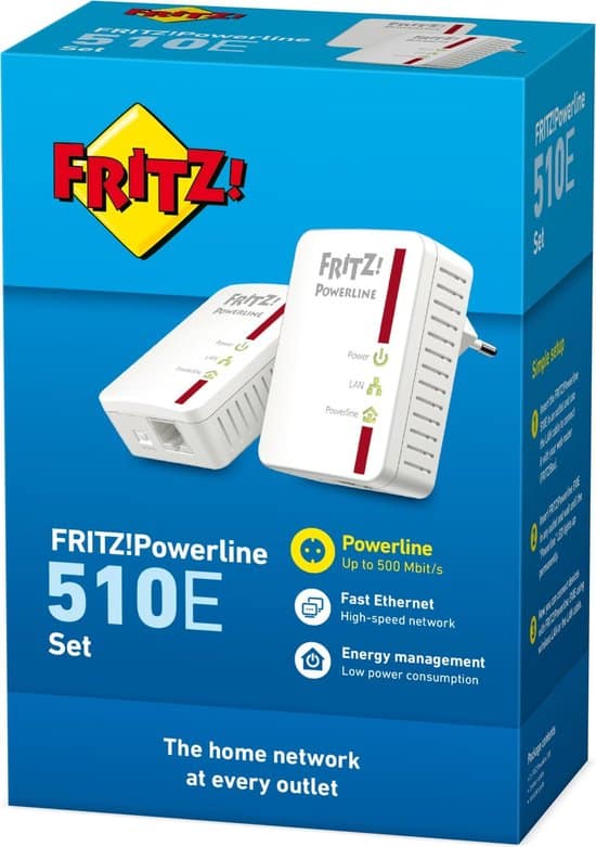 AVM FRITZ!Powerline 510E - Powerline-adapter - 2-Pack - Afbeelding 5