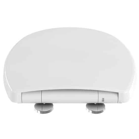 Diamond Line Emma - WC Bril / Toiletbril - met Softclose en Quickrelease Toiletzitting - Wit - Afbeelding 6