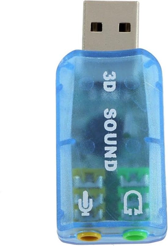 Externe USB Geluidskaart Adapter 51 CH - Sound Card / Audio Kaart Dongle - PC & Mac - Afbeelding 2