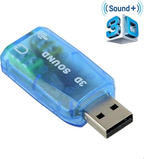 Externe USB Geluidskaart Adapter 51 CH - Sound Card / Audio Kaart Dongle - PC & Mac - Afbeelding 4