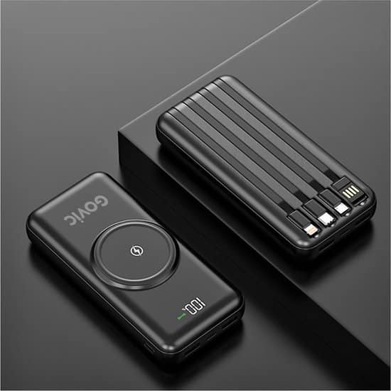Govic powerbank 20.000 mAh - powerbank iphone - draadloze powerbank - powerbank samsung - powerbanks - powerbank usb c - powerbank apple - wireless...