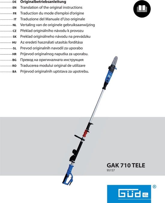 Güde GAK 710 Telescopische Kettingzaag ( 2,29 - 2,89 Meter ) - Afbeelding 2