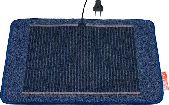 HEATEK - Infrarood verwarming - 50x40cm - Blauw - warme voeten mat, voeten verwarming, verwarmingsmat - Afbeelding 6