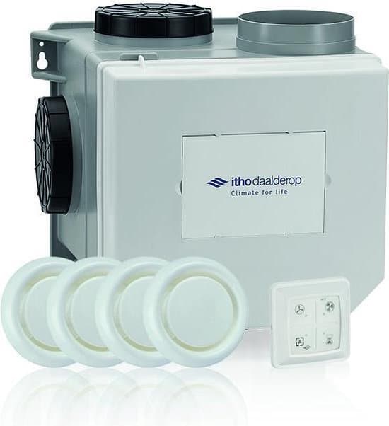Itho Daalderop CVES eco fan ventilator box allesin1 pakket SE 325m3/h + vochtsensor + RFT