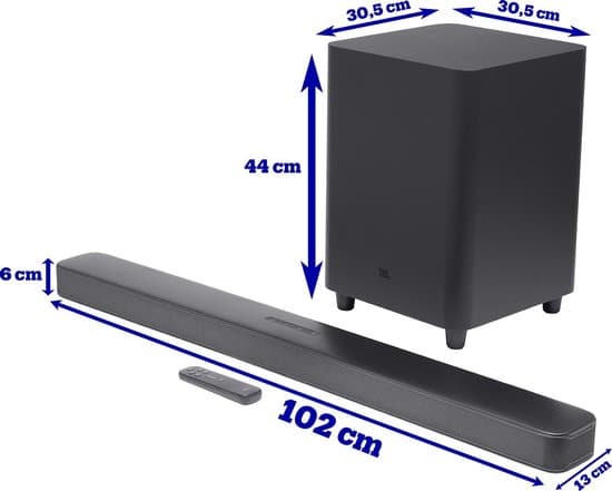 JBL Bar 5.1 Surround - Soundbar met draadloze subwoofer - Zwart - Afbeelding 3