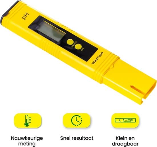 Smart Sensor PH818 Digitale pH-meter, temperatuur- en pH-meter, professionele waterkwaliteitsmeter, draagbare waterkwaliteitsmeter, acidimeter, lcd-scherm met intelligente en nauwkeurige sensor