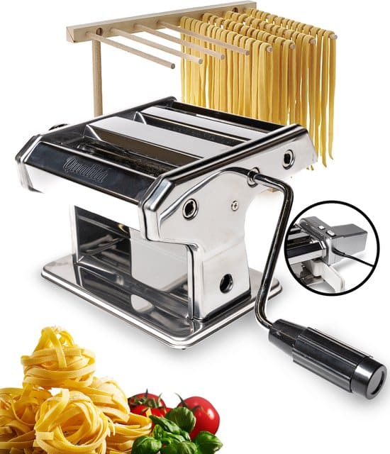 Philips Pasta Maker Series 7000, ProExtrude-technologie, automatisch wegen, volautomatisch, HomeID-app, 8 vormschijven, gemakkelijk schoon te maken, perfect mengen, grote capaciteit, zwart (HR2665/93