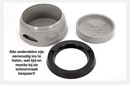 JU&MP Drinkbak Hond - Waterbak - Hond - Anti Knoei - Blauw - Afbeelding 4