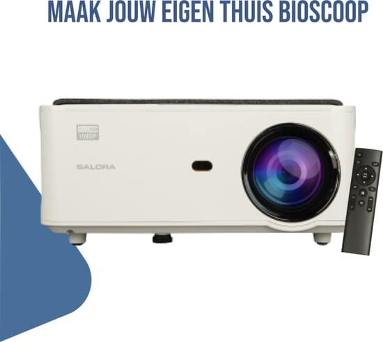 Salora 51BFM3850 - Beamer - Projector - 320 ANSI lumens - LED 1920x1080 - Wit - Afbeelding 4