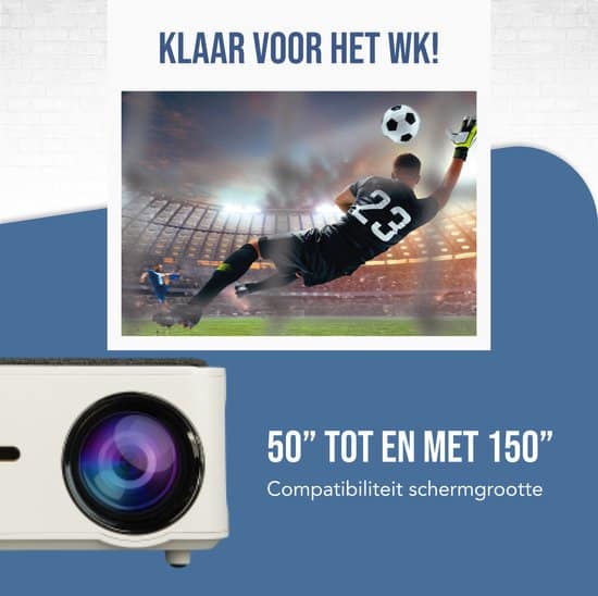 Salora 51BFM3850 - Beamer - Projector - 320 ANSI lumens - LED 1920x1080 - Wit - Afbeelding 5