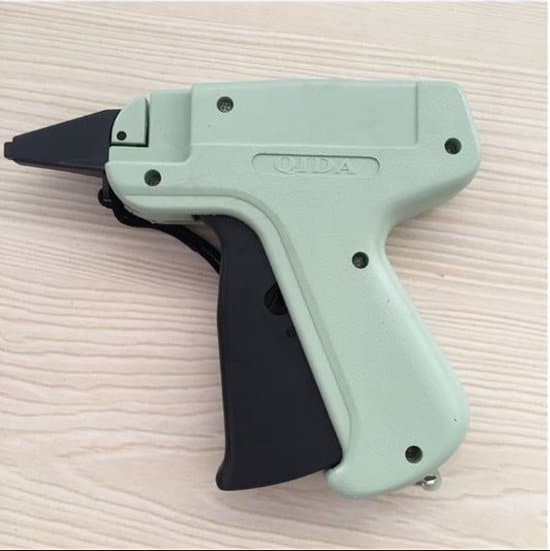 Steekpistool voor kleding, gestikt labelpistool