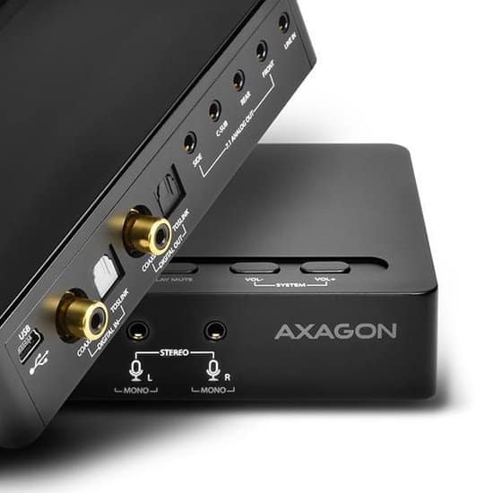 AXAGON ADA-71, USB2.0 - 7.1 audio SOUNDbox, SPDIF - Afbeelding 4