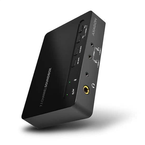 AXAGON ADA-71, USB2.0 - 7.1 audio SOUNDbox, SPDIF - Afbeelding 6