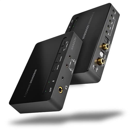 AXAGON ADA-71, USB2.0 - 7.1 audio SOUNDbox, SPDIF