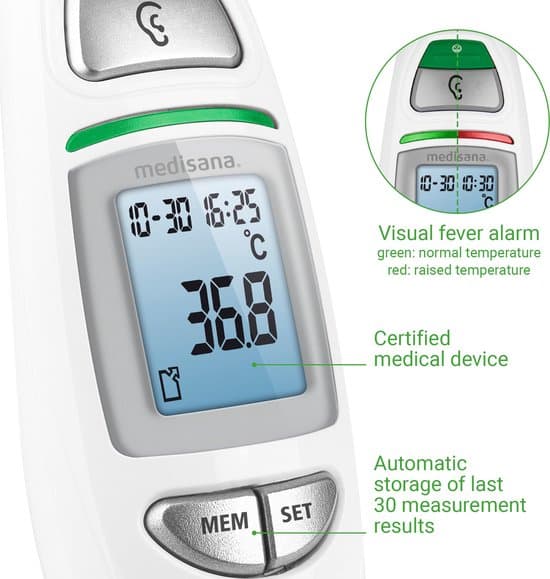 Medisana TM 750 - Lichaamsthermometer - Infrarood - Afbeelding 6