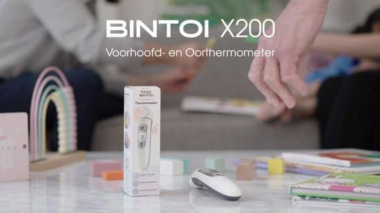 Bintoi® X100 - Digitale Oorthermometer - Infrarood Thermometer Voorhoofd - Temperatuurmeter - koortsthermometer voor volwassenen en baby's -... - Afbeelding 2