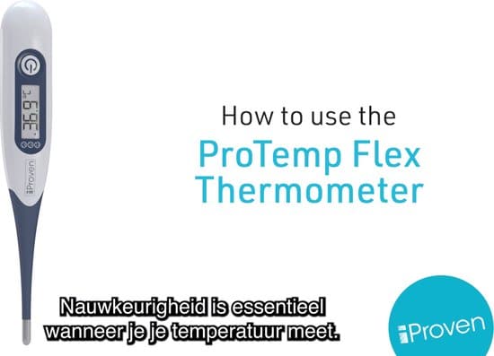 iProven DTR-1221A - Digitale thermometer met flexibele tip - Lichaamsthermometer voor Rectaal of Oraal gebruik - Baby Thermometer - Afbeelding 2