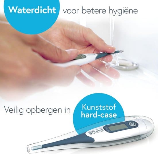 iProven DTR-1221A - Digitale thermometer met flexibele tip - Lichaamsthermometer voor Rectaal of Oraal gebruik - Baby Thermometer - Afbeelding 3