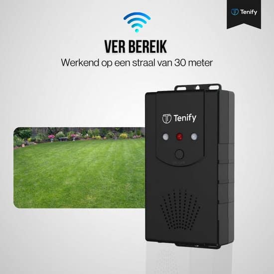 Tenify Marterverjager - 30M - 12V - Binnen & Buiten - Batterij, USB, Auto Accu - Ultrasone - Ongedierte - Muizen - Steenmarter - Ratten Verjager - Afbeelding 3