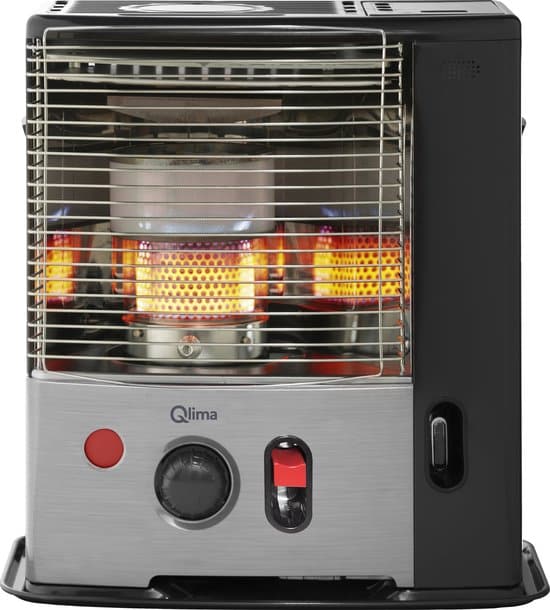 Qlima R 8128S C-2 - Petroleumkachel - Kouskachel - Dubbelbrander - 2.8 kW 105 m³