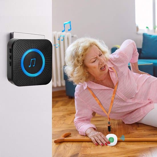 Daytech WiFi Tuya intelligente armband, alarm personen, leeftijd