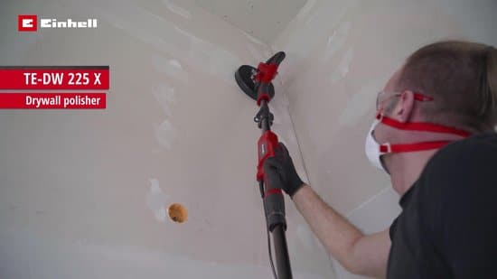 Einhell Wand-/ Plafondschuurmachine TE-DW 225 X (750 W - verwisselbare schuurschijf - verende borstelring - tot 165 cm telescopische handgreep -... - Afbeelding 2