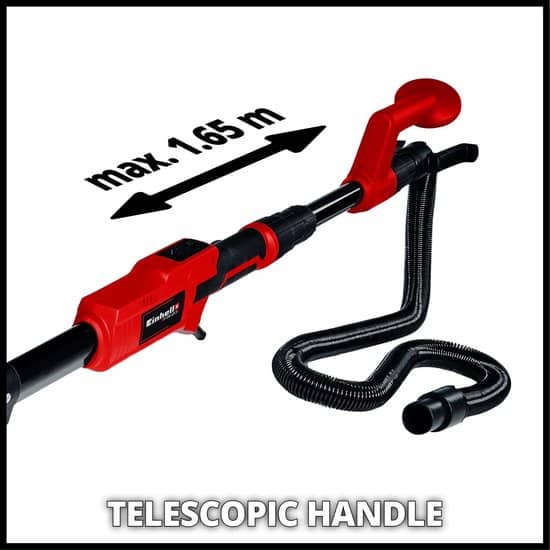 Einhell Wand-/ Plafondschuurmachine TE-DW 225 X (750 W - verwisselbare schuurschijf - verende borstelring - tot 165 cm telescopische handgreep -... - Afbeelding 4