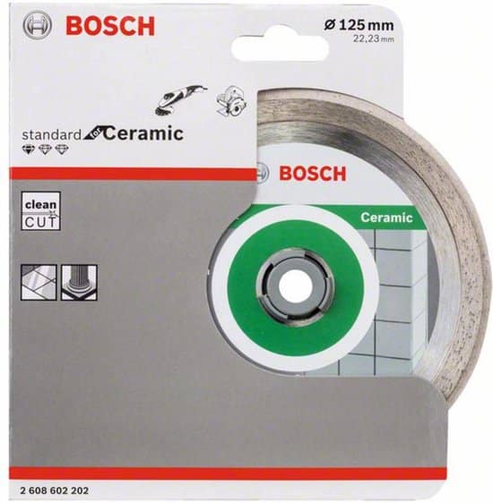 Bosch - Diamantdoorslijpschijf Standard for Ceramic 125 x 22,23 x 1,6 x 7 mm - Afbeelding 2