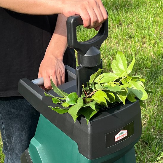 Gardebruk Hakselaar Compact – 2x 50L Zak 2400W Elektrisch - Groen - Afbeelding 5