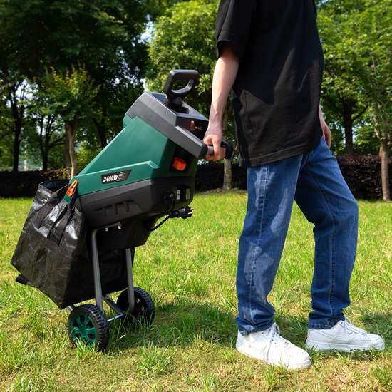 Gardebruk Hakselaar Compact – 2x 50L Zak 2400W Elektrisch - Groen - Afbeelding 6