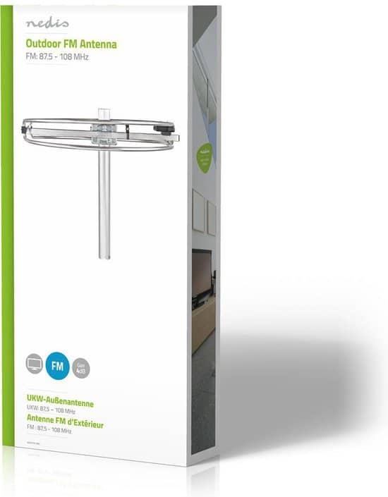 Nedis Buitenantenne - Ontvangstbereik: 0-15 km - Versterking: 4 dB - Aluminium - Afbeelding 5