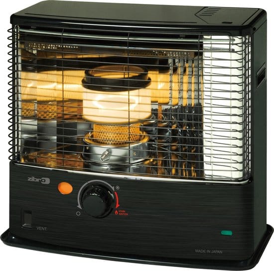Zibro RC-32 - Petroleumkachel - Kouskachel - Dubbelbrander - 120 m³