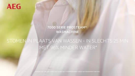 AEG LR7596AD4 – 7000 serie ProSteam® – Wasmachine – Autodose – WiFi – Energielabel A – 9 kg - Afbeelding 2