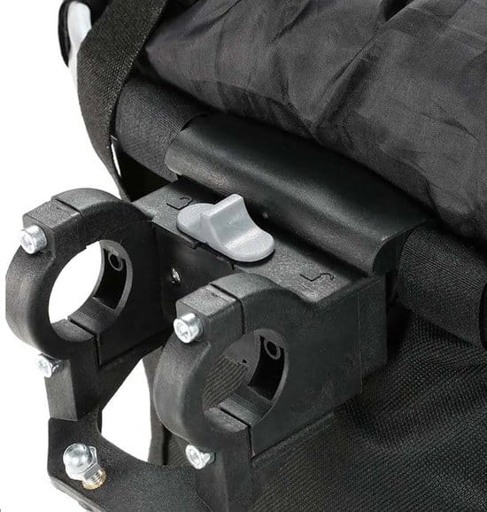 Fietsmand voor Hond Voorop - Zwart - Mand voorop Fiets - Fietsmand Hond Voorop - Hondenfietsmand - Afbeelding 4