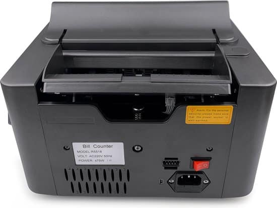 Geldtelmachine - Biljettelmachine - Waardetelling Mix Biljetten- 1000 biljetten/minuut - 5-voudig valsgelddetectie - Optel & batch-functie -... - Afbeelding 4